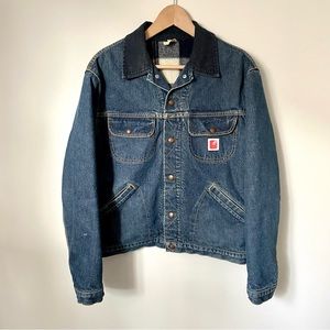 Vintage GwG Fleece Lined Denim Jean Jacket